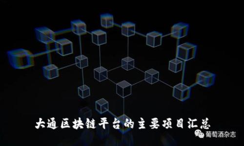大通区块链平台的主要项目汇总