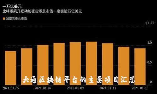 大通区块链平台的主要项目汇总