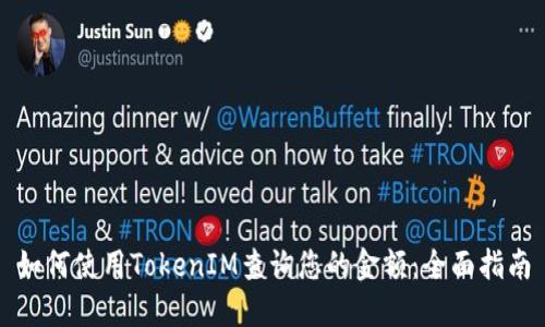 如何使用TokenIM查询您的金额:全面指南