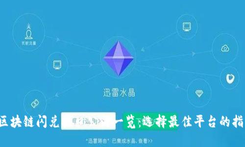 区块链闪兑接口公司一览:选择最佳平台的指南